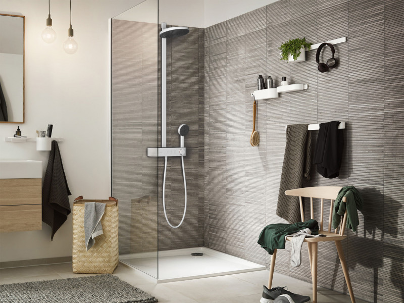 Hansgrohe Pulsify Select S słuchawka prysznicowa 105 3jet Relaxation biały matowy 24110700