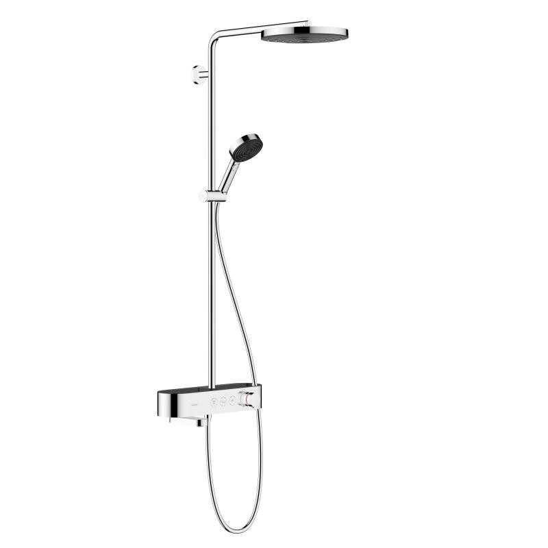 Hansgrohe Pulsify S Komplet prysznicowy 260 1jet z baterią wannową ShowerTablet Select 400 chrom 24230000