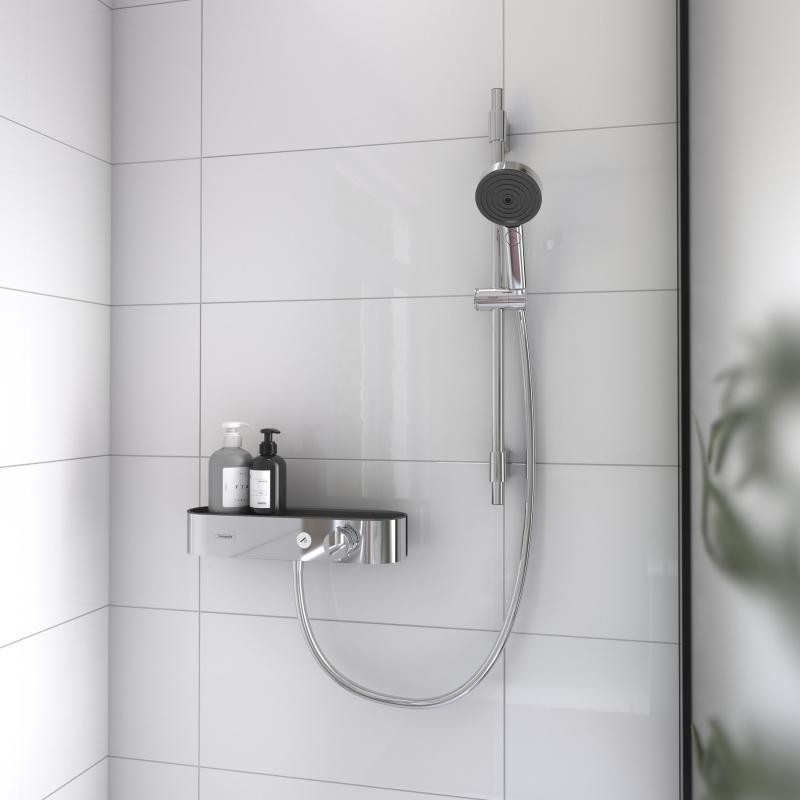 Hansgrohe Pulsify Select S zestaw prysznicowy 105 3jet Relaxation z baterią termostatyczną prysznicową chrom 24260000