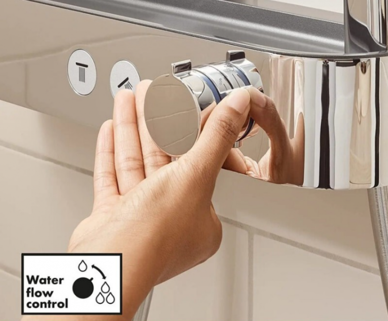 Hansgrohe Pulsify S Komplet prysznicowy 260 1jet z baterią wannową ShowerTablet Select 400 chrom 24230000