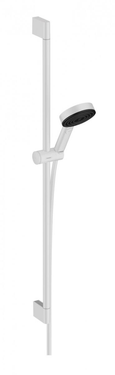 Hansgrohe Pulsify Select S zestaw prysznicowy 105 3jet Relaxation z drążkiem 90 cm biały matowy 24170700