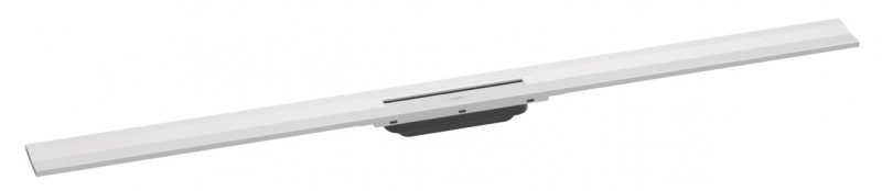 Hansgrohe RainDrain Flex Element zewnętrzny odpływu 1200 z możliwością przycięcia do montażu przy ścianie biały matowy 56054700