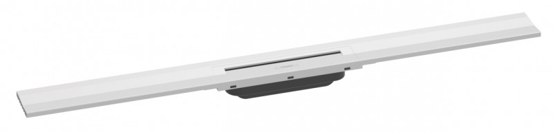 Hansgrohe RainDrain Flex Element zewnętrzny odpływu 900 z możliwością przycięcia do montażu przy ścianie biały matowy 56052700