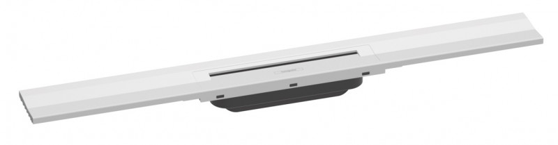 Hansgrohe RainDrain Flex Element zewnętrzny odpływu 700 z możliwością przycięcia do montażu przy ścianie biały matowy 56050700