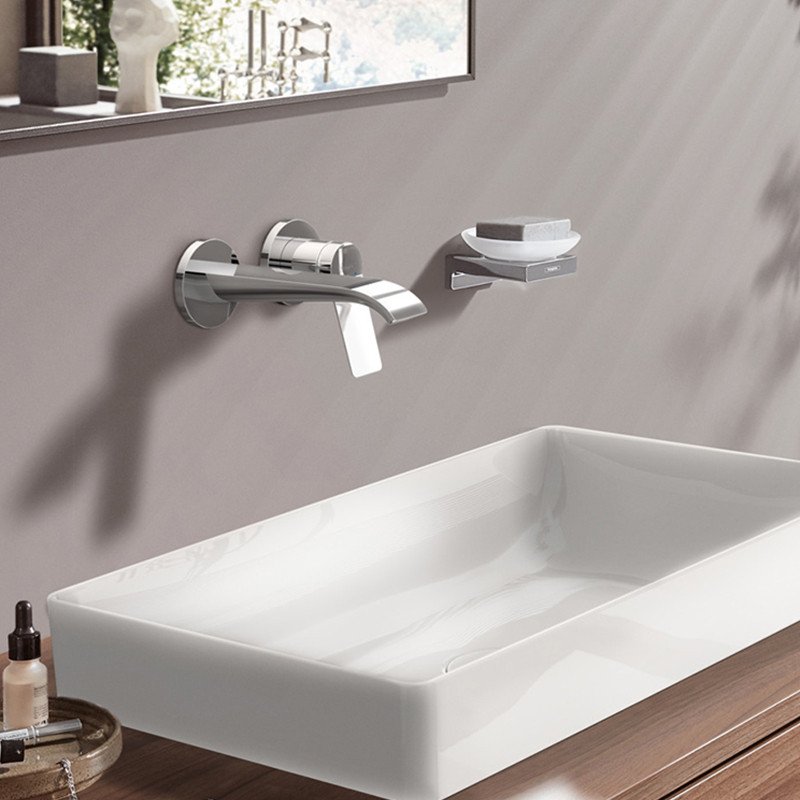 Hansgrohe Vivenis bateria umywalkowa podtynkowa wylewka 192 mm chrom połysk 75050000