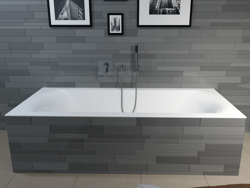 Riho Linares wanna prostokątna 200x90 płaski rant BT49