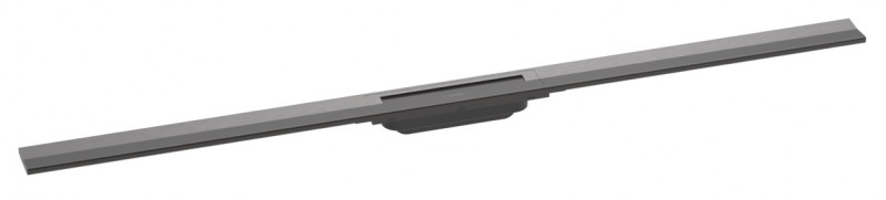 Hansgrohe RainDrain Flex Element zewnętrzny odpływu 1200 z możliwością przycięcia do montażu w podłodze czarny chrom szczotkowany 56047340