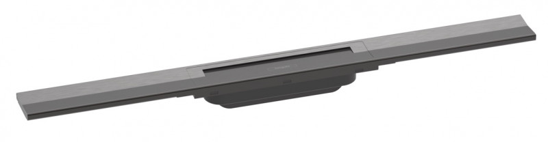 Hansgrohe RainDrain Flex Element zewnętrzny odpływu 700 z możliwością przycięcia do montażu w podłodze czarny chrom szczotkowany 56043340