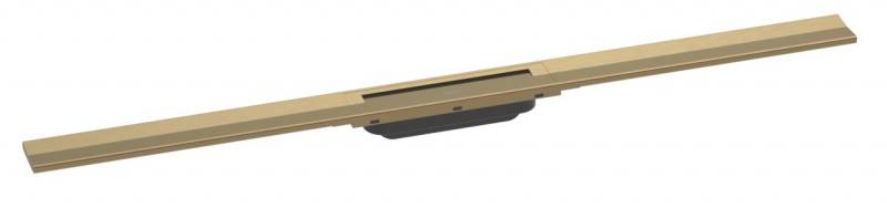 Hansgrohe RainDrain Flex Element zewnętrzny odpływu 1000 z możliwością przycięcia do montażu w podłodze brąz szczotkowany 56046140