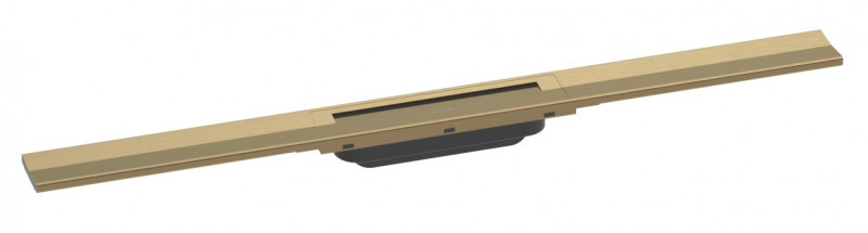 Hansgrohe RainDrain Flex Element zewnętrzny odpływu 900 z możliwością przycięcia do montażu w podłodze brąz szczotkowany 56045140