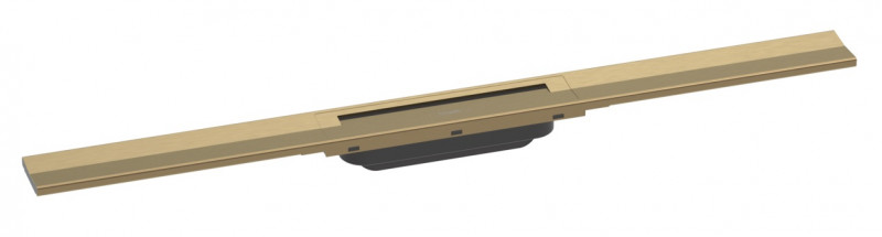 Hansgrohe RainDrain Flex Element zewnętrzny odpływu 800 z możliwością przycięcia do montażu w podłodze brąz szczotkowany 56044140