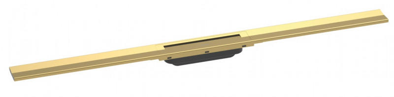 Hansgrohe RainDrain Flex Element zewnętrzny odpływu 1000 z możliwością przycięcia do montażu w podłodze złoty optyczny polerowany 56046990