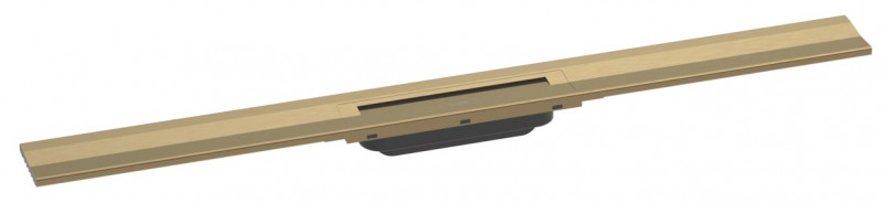 Hansgrohe RainDrain Flex Element zewnętrzny odpływu 900 z możliwością przycięcia do montażu przy ścianie brąz szczotkowany 56052140