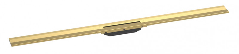 Hansgrohe RainDrain Flex Element zewnętrzny odpływu 1200 z możliwością przycięcia do montażu przy ścianie złoty optyczny polerowany 56054990