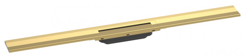 Hansgrohe RainDrain Flex Element zewnętrzny odpływu 900 z możliwością przycięcia do montażu przy ścianie złoty optyczny polerowany 56052990