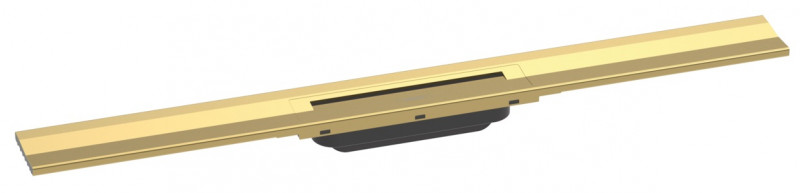 Hansgrohe RainDrain Flex Element zewnętrzny odpływu 800 z możliwością przycięcia do montażu przy ścianie złoty optyczny polerowany 56051990