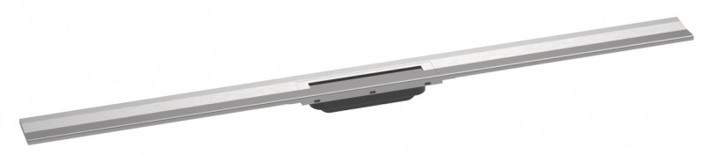 Hansgrohe RainDrain Flex Element zewnętrzny odpływu 1200 z możliwością przycięcia do montażu przy ścianie stal szczotkowana 56054800