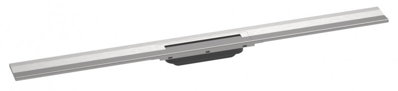 Hansgrohe RainDrain Flex Element zewnętrzny odpływu 1000 z możliwością przycięcia do montażu przy ścianie stal szczotkowana 56053800