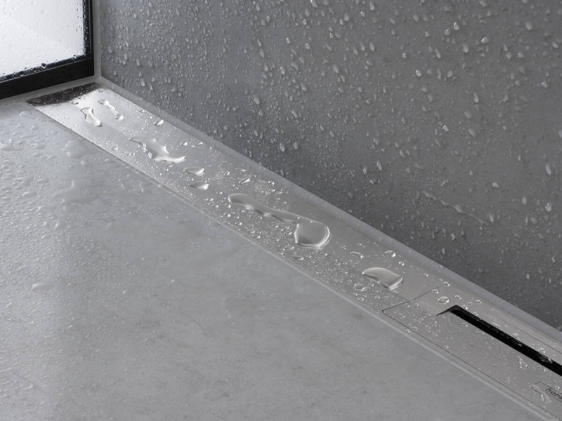 Hansgrohe RainDrain Flex Element zewnętrzny odpływu 1000 z możliwością przycięcia do montażu w podłodze chrom 56046000