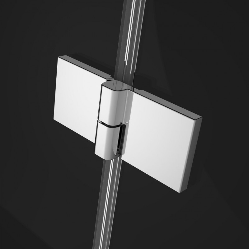 Radaway Essenza DWJS drzwi wnękowe otwierane 120 cm prawe chrom przeźroczyste Easy Clean 1385031-01-01R + 1384090-01-01