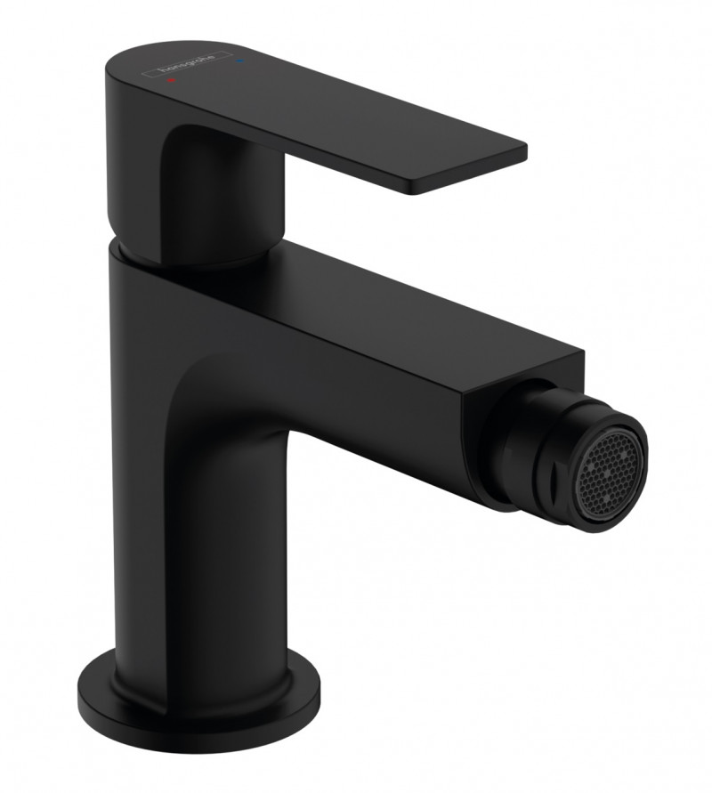 Hansgrohe FinishPlus Rebris E bateria bidetowa z korkiem automatycznym czarny matowy 72211670
