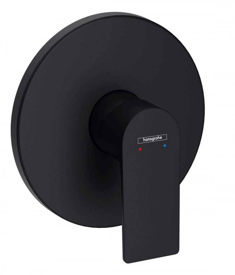 Hansgrohe FinishPlus Rebris E bateria prysznicowa podtynkowa czarny matowy 72668670