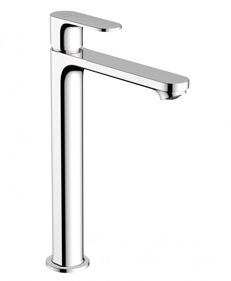 Hansgrohe Rebris S bateria umywalkowa wysoka 240 CoolStart z korkiem automatycznym chrom połysk 72580000