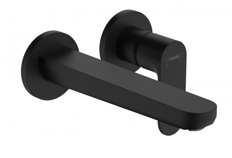 Hansgrohe FinishPlus Rebris S bateria umywalkowa podtynkowa wylewka 20 cm czarny matowy 72528670