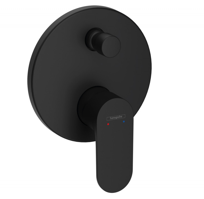 Hansgrohe FinishPlus Rebris S bateria wannowo-prysznicowa podtynkowa czarny matowy 72466670