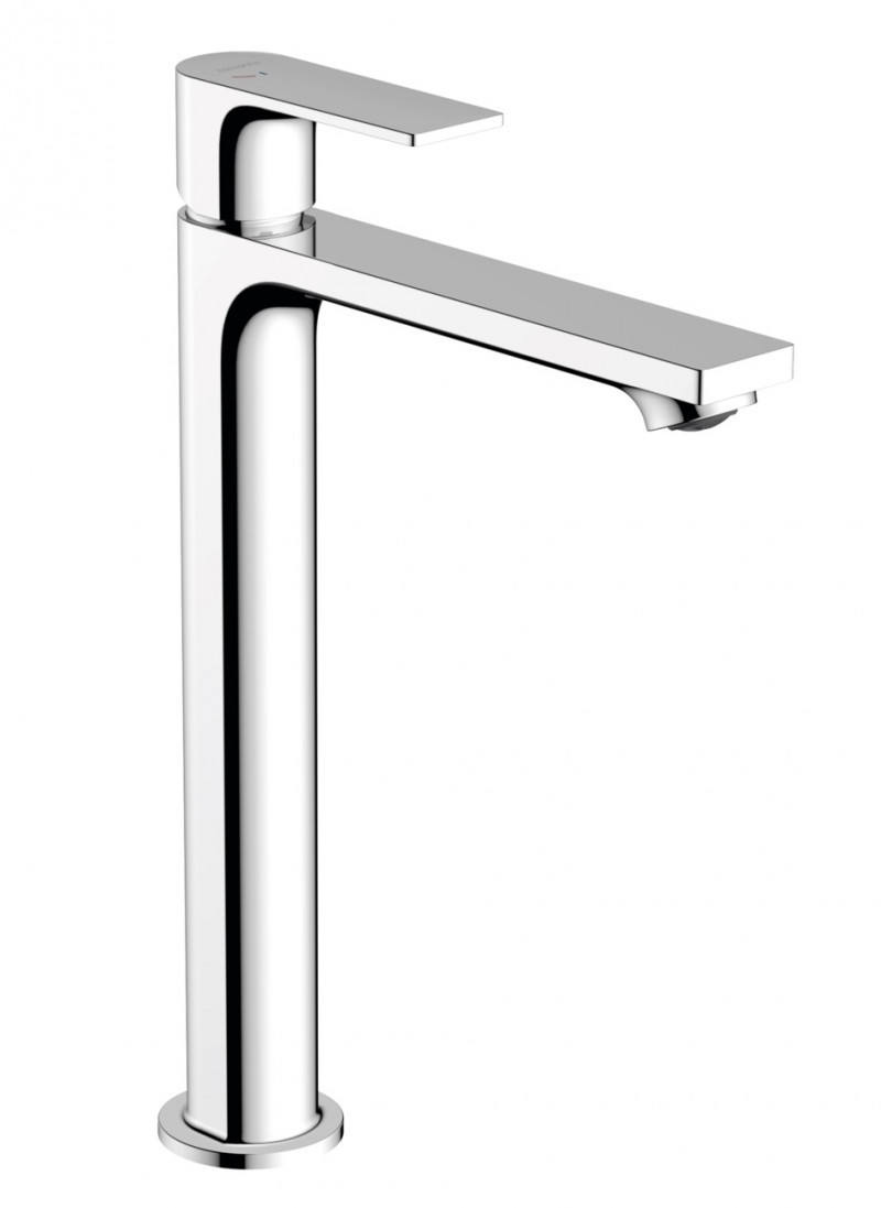 Hansgrohe Rebris E bateria umywalkowa wysoka 240 CoolStart bez korka chrom połysk 72583000