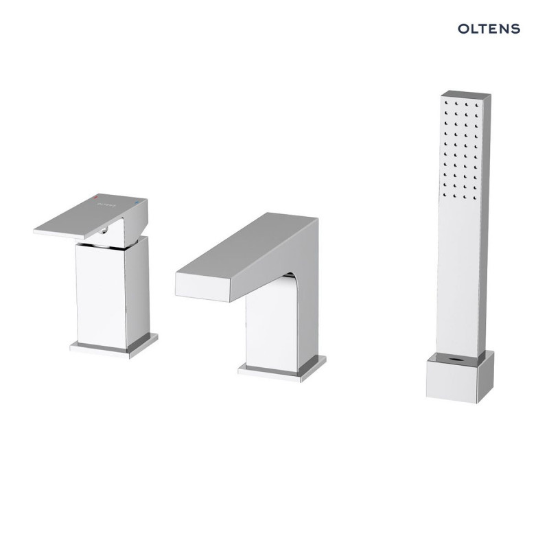 Oltens Gota bateria wannowa 3-otworowa chrom 34201100