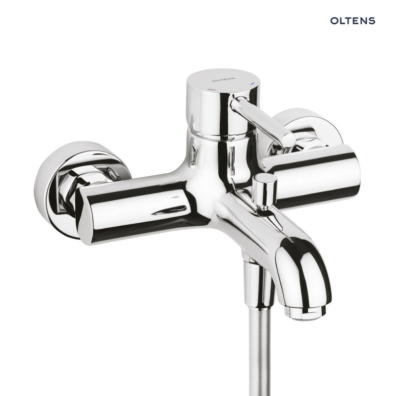 Oltens Molle bateria wannowa ścienna chrom 34000100