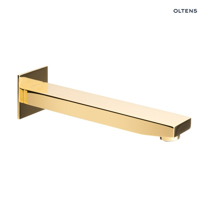 Oltens Gota wylewka wannowa podtynkowa 20,6 cm złoty połysk 39101800