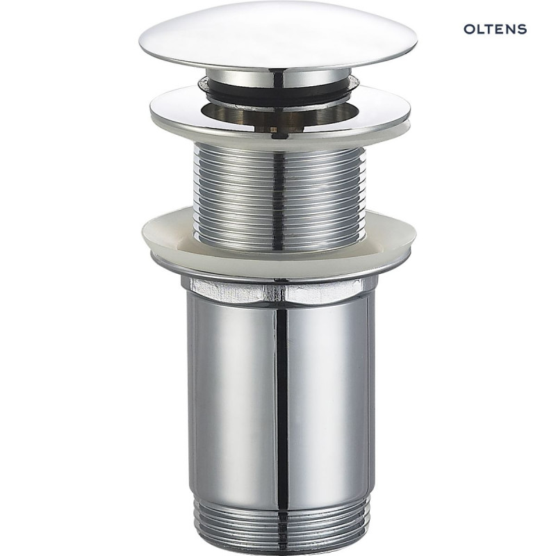 Oltens Rovde korek do umywalki klik klak okrągły bez przelewu G1 1/4 chrom 05201100