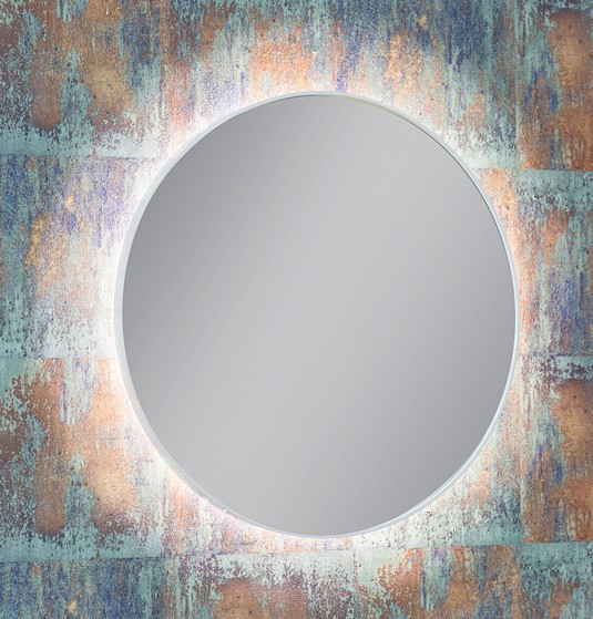 Kraft Soft AMB lustro okrągłe fi 70 z podświetleniem LED biały mat