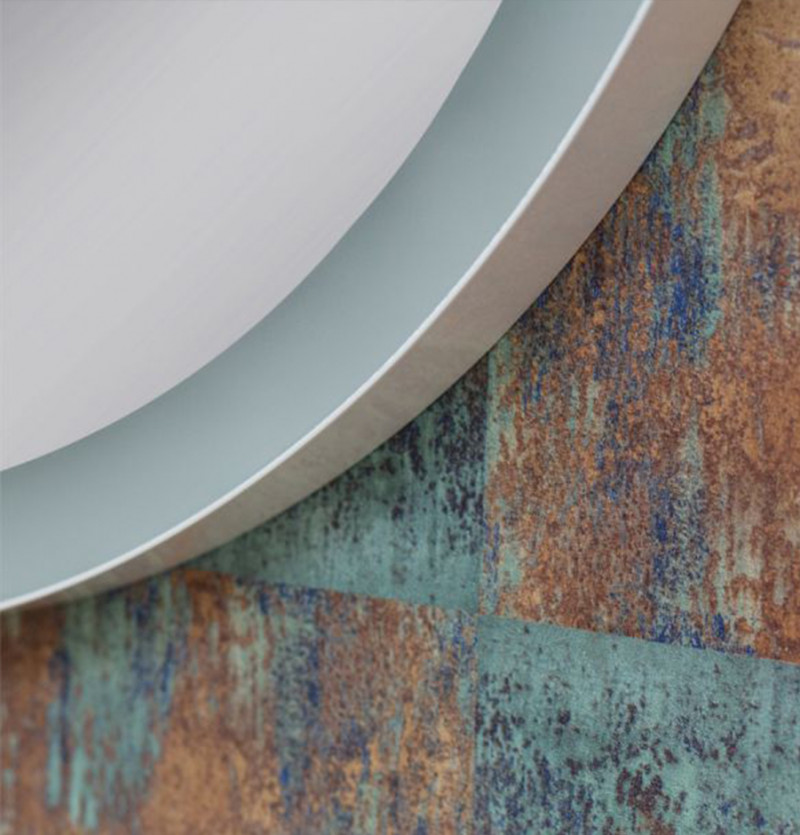 Kraft Orbit Lustro okrągłe fi 60 cm z podświetleniem Led biały mat