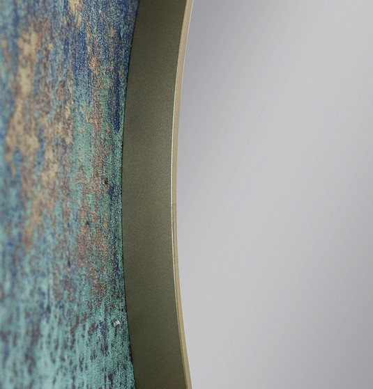 Kraft Olymp AMB lustro okrągłe fi 80 cm z podświetleniem LED złoty mat