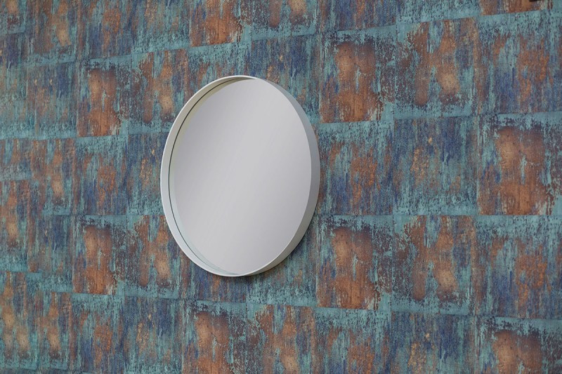 Kraft Olymp AMB lustro okrągłe fi 60 cm z podświetleniem LED biały mat