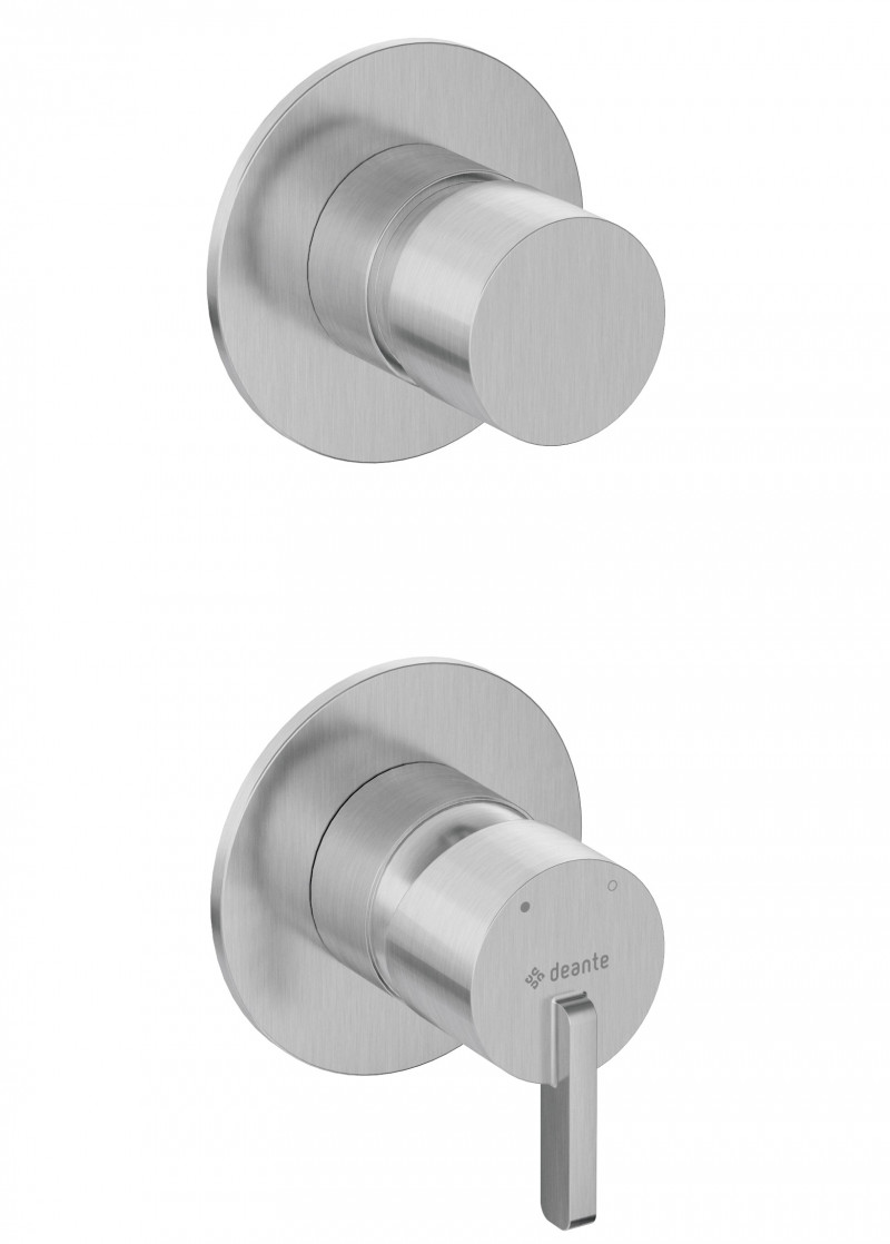 Deante Silia bateria wannowo-prysznicowa podtynkowa stal szczotkowana BQSF44P