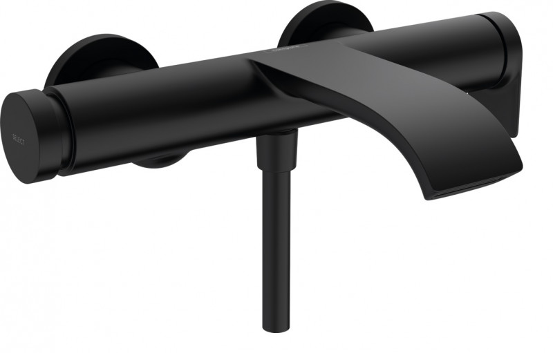 Hansgrohe FinishPlus Vivenis bateria wannowa ścienna czarny matowy 75420670