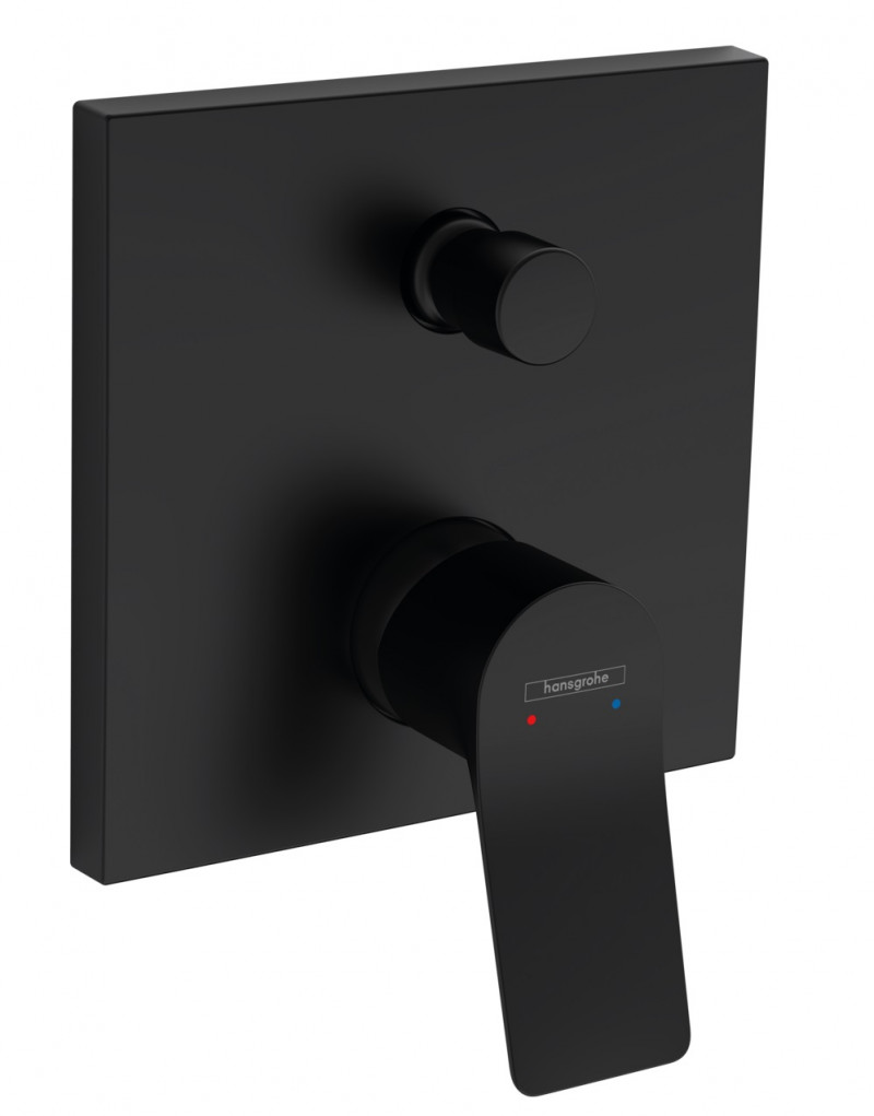 Hansgrohe FinishPlus Vivenis bateria wannowo-prysznicowa podtynkowa czarny matowy 75415670