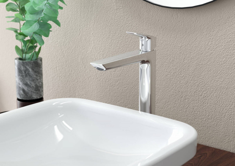 Hansgrohe Logis bateria umywalkowa wysoka 240 Fine bez korka chrom 71258000