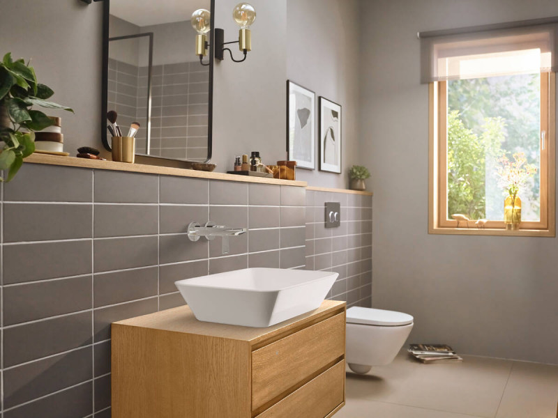 Hansgrohe Rebris E bateria umywalkowa podtynkowa wylewka 20 cm chrom połysk 72568000