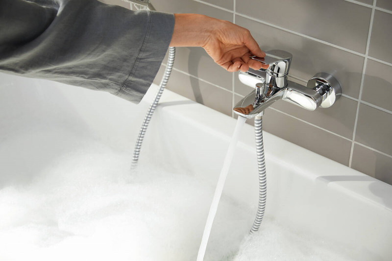 Hansgrohe Rebris E bateria wannowa ścienna chrom połysk 72450000