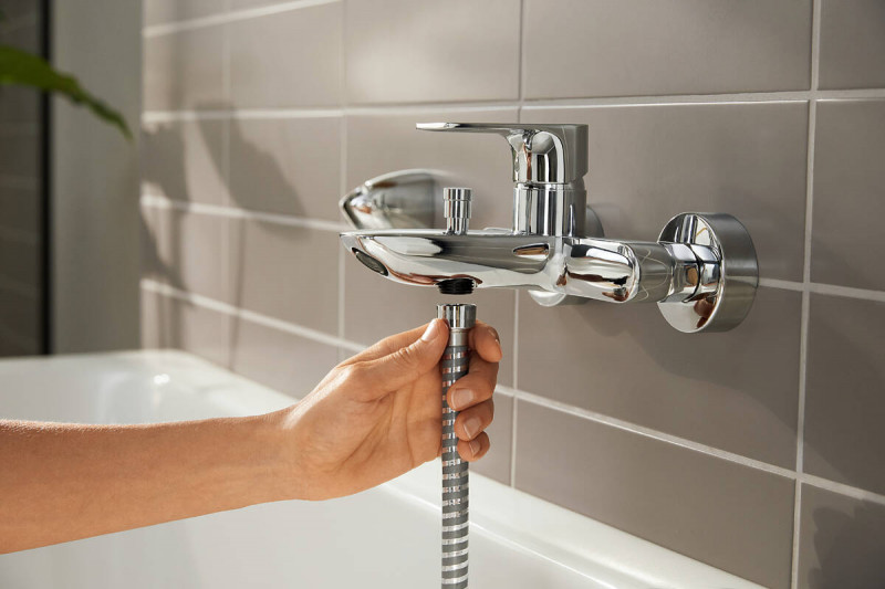 Hansgrohe Rebris E bateria wannowa ścienna chrom połysk 72450000