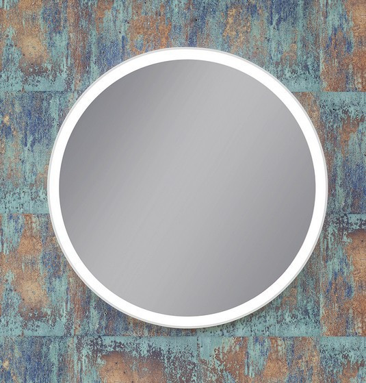 Kraft Soft LUX lustro okrągłe fi 80 z podświetleniem LED biały mat