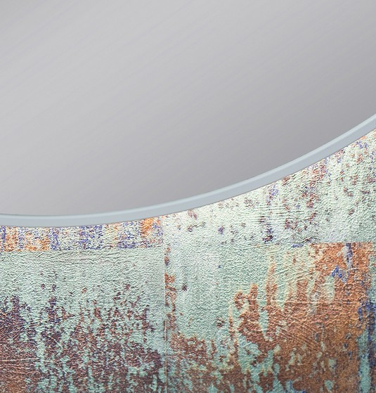 Kraft Soft AMB lustro okrągłe fi 80 z podświetleniem LED biały mat