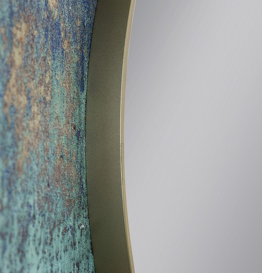 Kraft Soft Lustro okrągłe fi 60 złoty mat