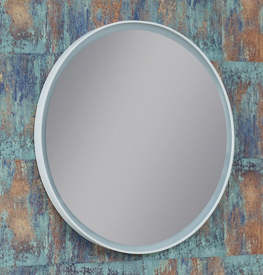 Kraft Soft LUX lustro okrągłe fi 60 z podświetleniem LED biały mat