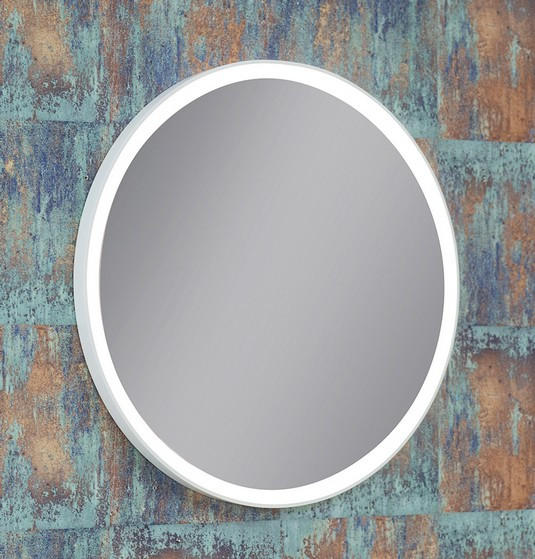 Kraft Soft LUX lustro okrągłe fi 60 z podświetleniem LED biały mat